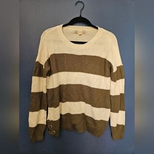 Women's Striped Sweater Large